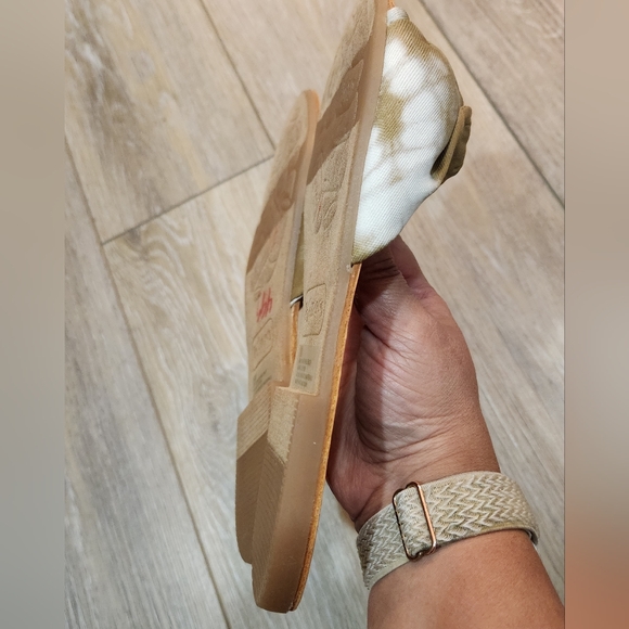 Kork-Ease Women's Light Green Soleil Tiedye Tan  Knot Slide Sandals Size 6 - Picture 6 of 6